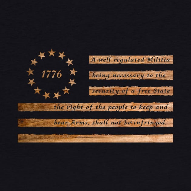 1776 Flag with 2nd Amendment copy by DnJ Designs